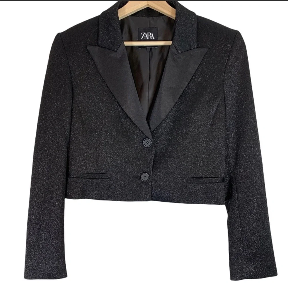 NWOT Zara tuxedo blazer - Picture 2 of 4
